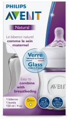 Láhev Natural skleněná 120 ml
