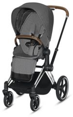 Priam Manhattan Grey + Chrome Brown podvozek + Priam Seat Pack 2021