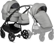 Fjordi 2022 2v1 Grey + Adaptéry + Cybex Aton 5 Soho Grey