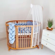 Dětská rostoucí postýlka SMART BED 72 - přírodní