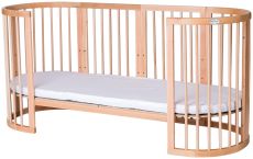 Dětská rostoucí postýlka SMART BED 72 - přírodní