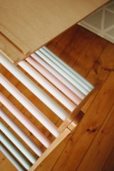 Piklerové trojúhelník ClimbMe – přírodní dřevo/duha