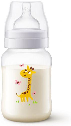 Lahev Anti-colic 260 ml, 1 ks žirafa