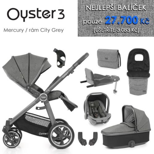 Oyster 3 nejlepší set 8 v 1 - Mercury / City Grey 2020