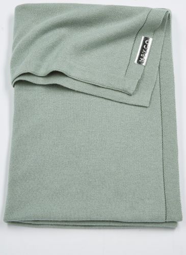 deka do kočárku Knit basic Stone green