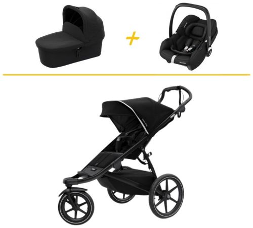 Sportovní verze Urban Glide 2 + korbička + autosedačka MAXI COSI Cabriofix ZDARMA