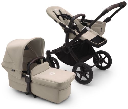 BUGABOO Donkey 5 Kompletní kočárek Black/Desert Taupe-Desert Taupe