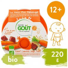 BIO Hovězí s mrkví a ječnými kroupami 220 g