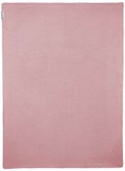 deka Knit basic samet - Dusty pink