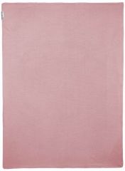 deka Knit basic samet - Dusty pink