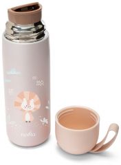 Termoska se silikonovým držákem 500ml Pink