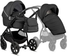 Fjordi 2022 2v1 Black + Adaptéry + Cybex Aton 5 Deep Black