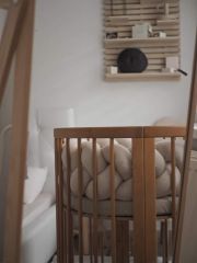 Dětská rostoucí postýlka SMART BED 72 - přírodní dřevo