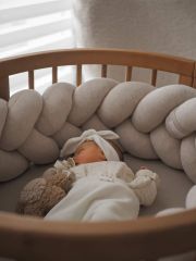 Dětská rostoucí postýlka SMART BED 72 - přírodní dřevo