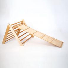 Montessori deska SlideMe – přírodní dřevo