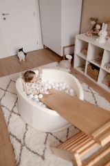 Montessori deska SlideMe – přírodní dřevo