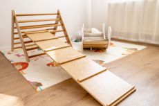 Montessori deska SlideMe – přírodní dřevo