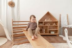 Montessori deska SlideMe – přírodní dřevo
