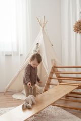 Montessori deska SlideMe – přírodní dřevo