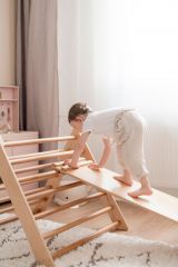 Montessori deska SlideMe – přírodní dřevo