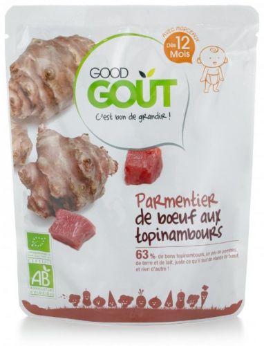 BIO Topinambur s hovězím masem 220 g