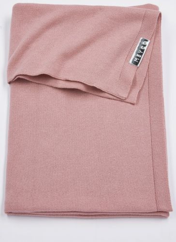 deka do kočárku Knit basic Dusky pink