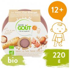 BIO Bílé fazolky s kuřátkem a žampiony 220 g
