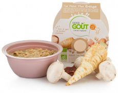 BIO Bílé fazolky s kuřátkem a žampiony 220 g