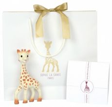 Dárkový set - žirafa Sophie + chrastítko ''Sense & Soft''