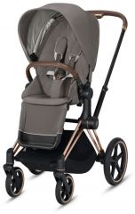 Priam Soho Grey + Rose Gold podvozek + Priam Seat Pack 2021