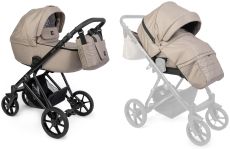 Prams Apus kočárek 2v1 (všechny barvy) + autosedačka Cabriofix + adaptéry