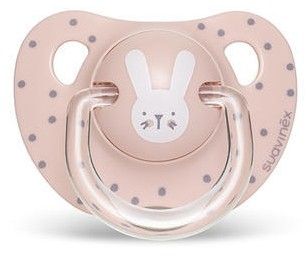 PREMIUM DUDLÍK ANATOMICKÝ HYGGE 0-6 M KRÁLÍK - RŮŽOVÁ