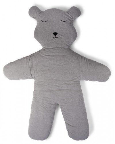 Hrací deka medvěd Teddy jersey grey 150 cm