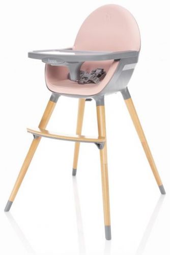 Dětská židlička Dolce, Blush Pink/Grey