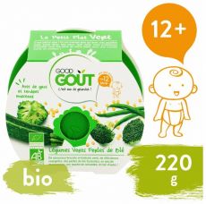 BIO Brokolice, cuketa a zelené fazolky s tarhoňou 220 g