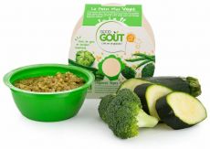 BIO Brokolice, cuketa a zelené fazolky s tarhoňou 220 g