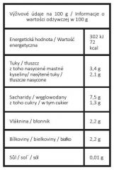 BIO Brokolice, cuketa a zelené fazolky s tarhoňou 220 g