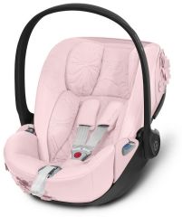 Kompletní set Priam Lux Carry Cot Simply Flowers Light Pink + Matt Black