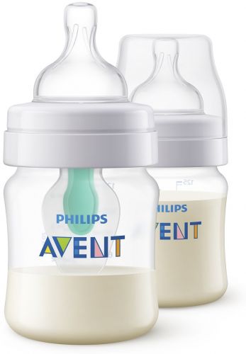 Láhev Anti-colic 125 ml s ventilem AirFree, 2 ks