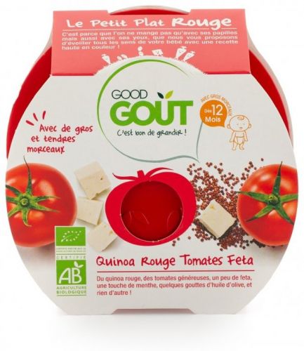 Bio Rajčátka s červenou quinou a sýrem feta 220g