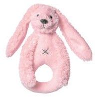 Chrastítko králíček Richie růžové velikost: 18 cm