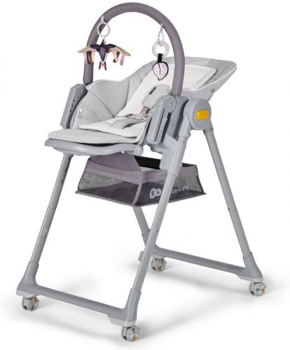 Dětská jídelní židlička 3v1 Caretero Kivi grey