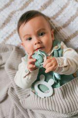 Premium dudlík hygge 6-18 m vousky - zelená