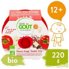 Bio Rajčátka s červenou quinou a sýrem feta 220g