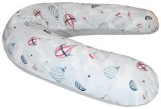 PO-27 Kojící polštář – velvet - Balony