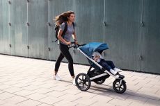 Urban Glide 2 Thule blue 2020 + korbička + pláštěnka + ochranná síť + madlo + pláštěnka