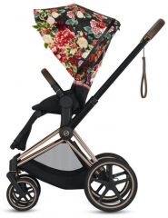 Priam Fashion Spring Blossom Dark + Rose Gold podvozek + Priam Seat Pack 2021