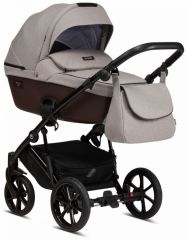 Kočárek Viva Life III 2v1 Warm Grey + CYBEX Aton 5 Classic Beige